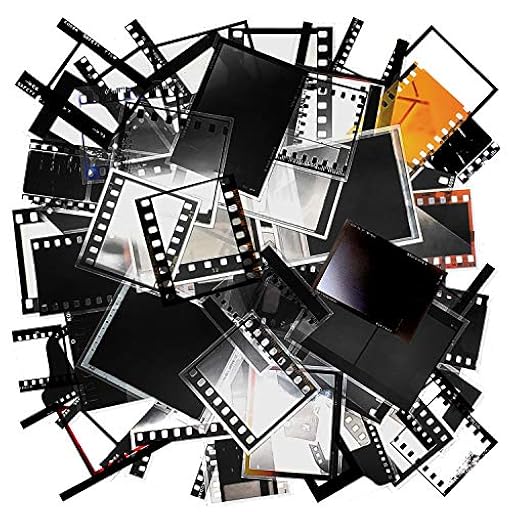 Paquete de 5 pegatinas de película retro para cámara, tira de recortes, marco de fotos, decoración de cine, festival, póster, bricolaje, álbum de fotos, álbumes de recortes, artes y manualidades | Ya disponible en tu tienda friki favorita! En mundofriki.es!