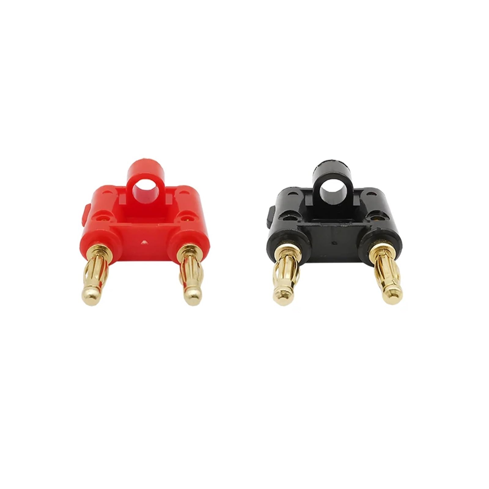 10 pezzi/5 paia di connettori a doppia fila da 4 mm per altoparlanti audio a banana tipo terminale coppia adattatore presa HCHDTDT