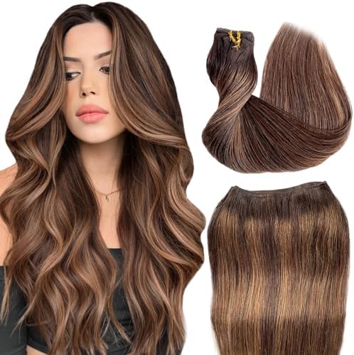 Curly Human Hair Bundles Sew In Hair Extensions Real Human Hair, 18" 100G Deep Wave Human Hair Weft Extensions Remy Hair Bundles Seamless Sew In Weft Hair Extensions Human Hair - Foto 5