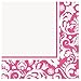 Pink Damask Party Napkins, 16ct