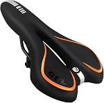 MSDADA Gel Bike Seat Bicycle Saddle, Bike Saddle for Men & Women, Waterproof Bicycle Seat Comfortable Soft Cushion for Road Bike,Mountain Bike, Exercise Bike, City Bikes