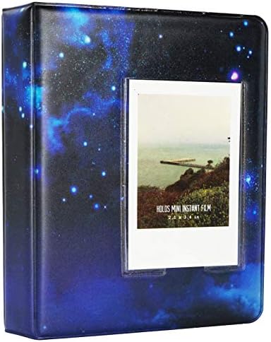 Yosuny Mini Photo Album 64 Pockets for 2X3 inch Photo,for Fujifilm Instax Mini11 Mini9 8+ 7s 25 50s 70 90 Liplay Instant Camera,Polaroid PIC-300/SP-2/Snap/Kodak/HP Sprocket (Galaxy Pink)