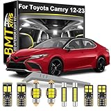 BMT xms LED Interior Light Kit Replacement for Toyota Camry 2012 2013 2014 2015 2016 2017 2018 2019 2020 2021 2022 2023, Super Bright 6000K White