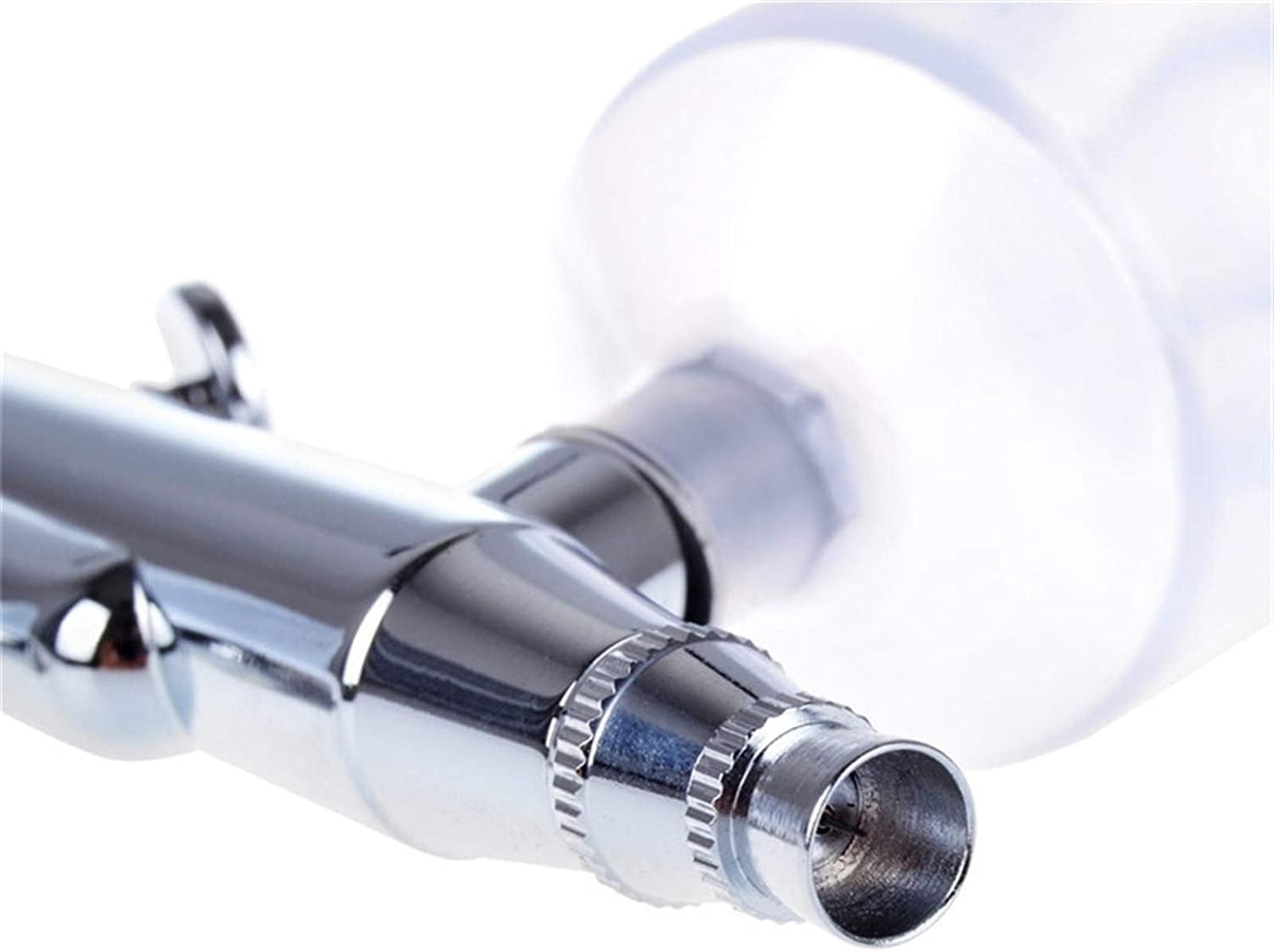 Airbrush Kit Airbrush Gravity Feed Double Action Airbrush for Cake Tattoo Nail 20cc 40cc Feeding Pot for Nail Art, Makeup, Painting, and Cake Decorati(0.5mm)