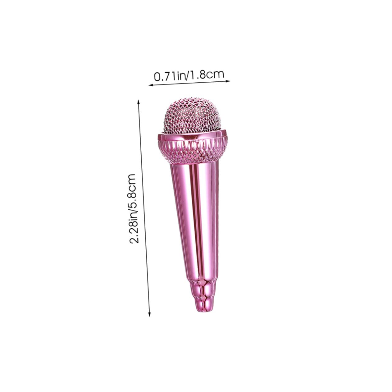 Abaodam 4pcs Tiny Microphones for Phone Laptop Portable Vocal Microphones for Singing Podcasting Video Blogging Easy Work Recording