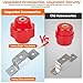 4pcs 2500V Standoff Insulators with Busbar Mounting Brackets