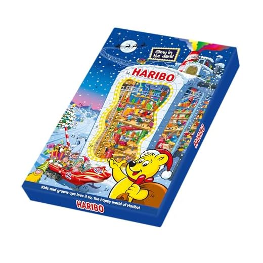 Haribo Calendario dell'Avvento 2024 | 24 Mini Bustine Assortite, Gusto Frutta, Ideali come Attesa del Natale, 300 g