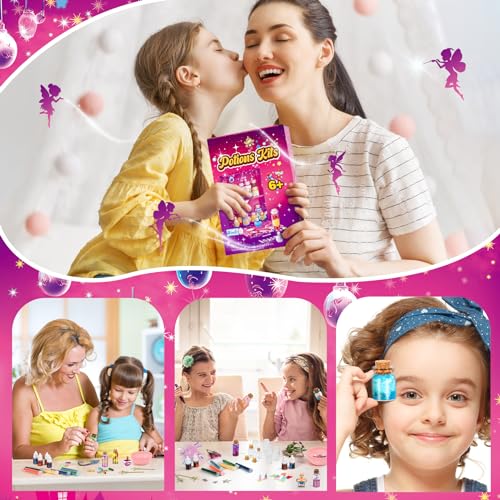 Subtail Potion Magique Enfant - Sable Magique Enfant | 22 Bouteilles De Potion | Aqua Gelz | Coffret Magie - Cadeau Fille 6 7 8 9 10 11 Ans - Kits de Loisirs CréAtifs Fille 6-12 Ans – Image 7