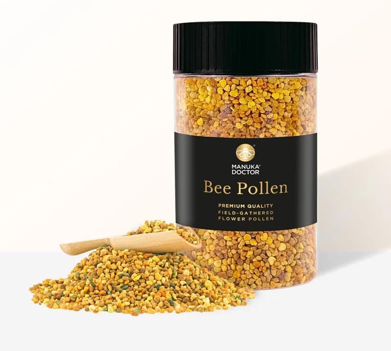 MANUKA DOCTOR | Bee Pollen | 150g | Nutrient Rich Superfood, Pure Raw Natural High Source of Proteins, Vitamins, Minerals & Amino Acids | Premium Organic Bee Pollen | Healthy Food | Non GMO