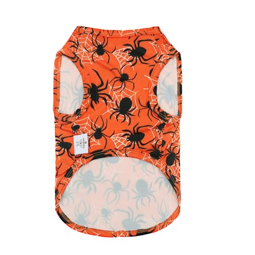Image of CuteBone Dog Shirts 2-Pack Soft Pet Clothes Breathable Summer Vest for Small Puppy and Stretchy Cat Apparel