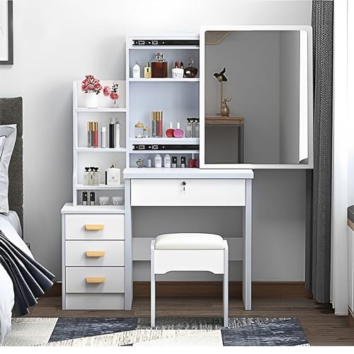 SHARK SHIP Transform Your Makeup Routine with Fashion Vanity Desk