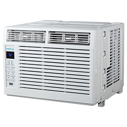 Emerson Quiet Kool 5,000 BTU 115V Window Air Conditioner with Remote Control, EARC5RD1, 5000, White