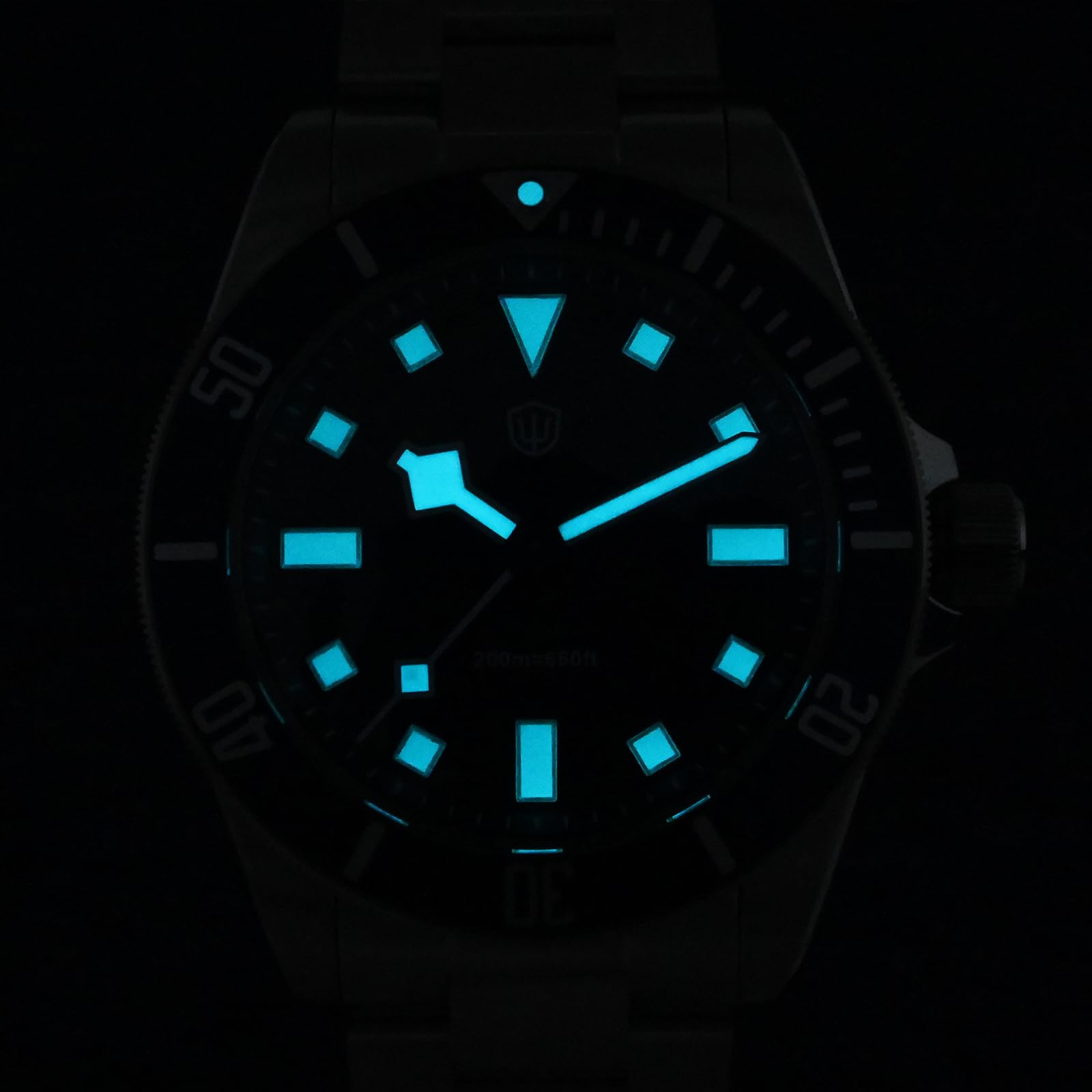 watchdives WD1969 Pro Orologi Subacquei VH31 Seconda Continua Al Quarzo 38mm Vetro Zaffiro Orologio Da Polso Di Lusso 200m Orologio Subacqueo Per Uomo