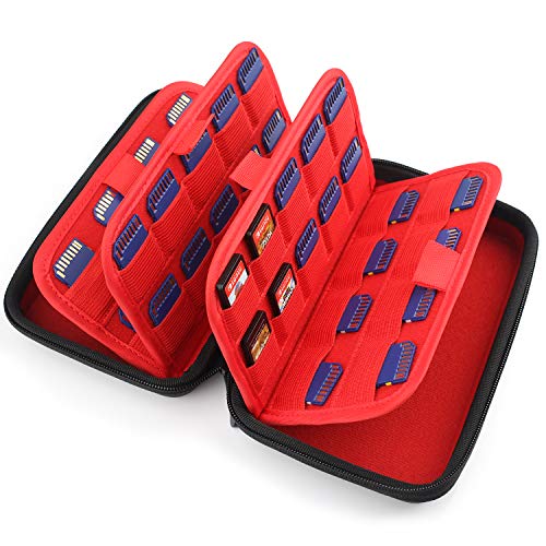momen Switch Game Card Case, 72 Game Cartridge Holders Storage Case for 32