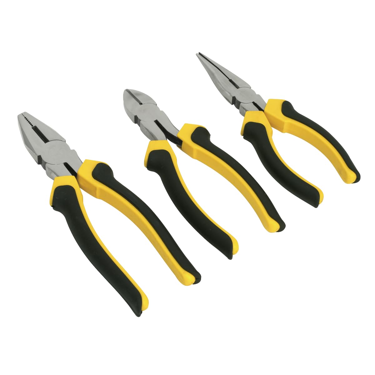 Sealey S0645 Comfort Grip Pliers Set, 3 Pieces