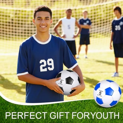 Libima 13 Pcs Soccer Ball Set Bulk, Size5, Fresh Style, Multi Color by Libima - Used condition - Image 6