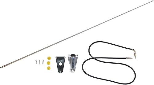 Omix-Ada 17214.01 Kit de antena, cromado Referencia OE 8127842K Compatible con Jeep CJ5 CJ7 CJ8 Scrambler Wrangler YJ 1976-1995 Omix-Ada 17214.01 Kit de antena, cromado Referencia OE 8127842K Compatible con Jeep CJ5 CJ7 CJ8 Scrambler Wrangler YJ 1976-1995