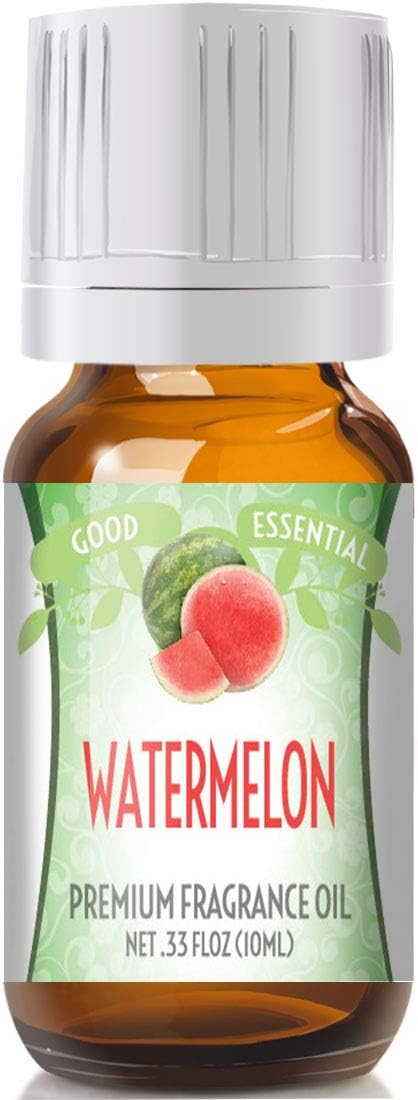 Professional Watermelon Fragrance Oil, 0.33 Fluid Ounces (10ml) - Watermelon Scented Oil for Candle Making & Diffusers