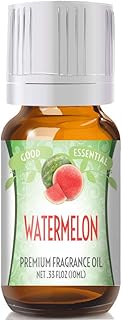 Good Essential Professional Watermelon Fragrance Oil, 0.33 Fluid Ounces (10ml) - Watermelon Scented Oil for Candle Making & Diffusers