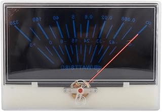 Level Header Power Amplifier Level Meter P-134 VU Meter Header Accuracy with Pointer-Dial for Home P-134 Vu Meter Header Level Header Power Amplifier Level Meter with