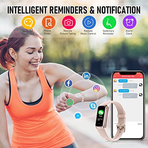 Bakoor Fitness Tracker, Step Tracker With 1.10''Amoled Touch Color Screen, Activity Tracker With Sleep Tracker Calorie Counter Pedometer thumb #5