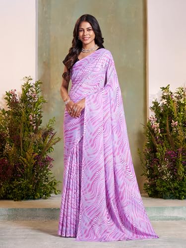 Image of Garden Vareli Art Silk Abstract Printed Saree