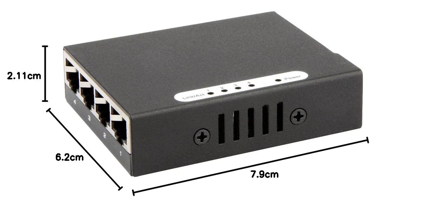 Switch réseau Renkforce RF-4270245 4 Ports 1000 MBit/s Alimentation USB