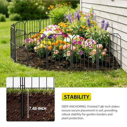 VANCASTLE 10-ft Decorative Garden Fence 14.39- 16.19 w/ Code + 40% Off Code 68S60K5V - image 4