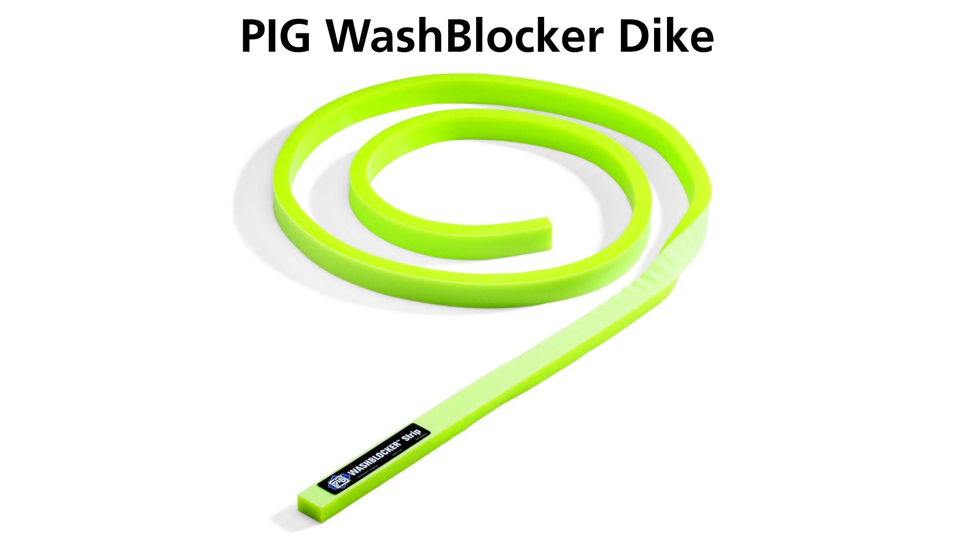 Image of PIG Washdown Barrier Dike - 10'L x 1.25 inch W x 0.75 inch H - PLR500