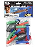 Stomp Rocket The Original Squeeze Rocket, 10 Rockets - Outdoor Rocket STEM Gift for Boys and Girls-