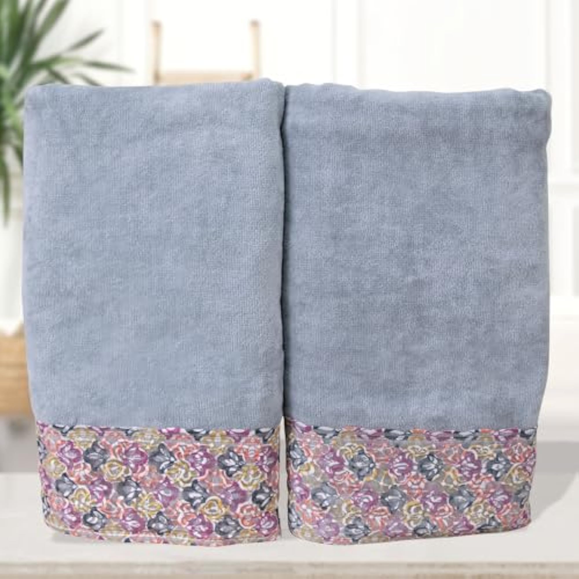Prima Dream 100% Cotton Bath Towels, Pack of 2