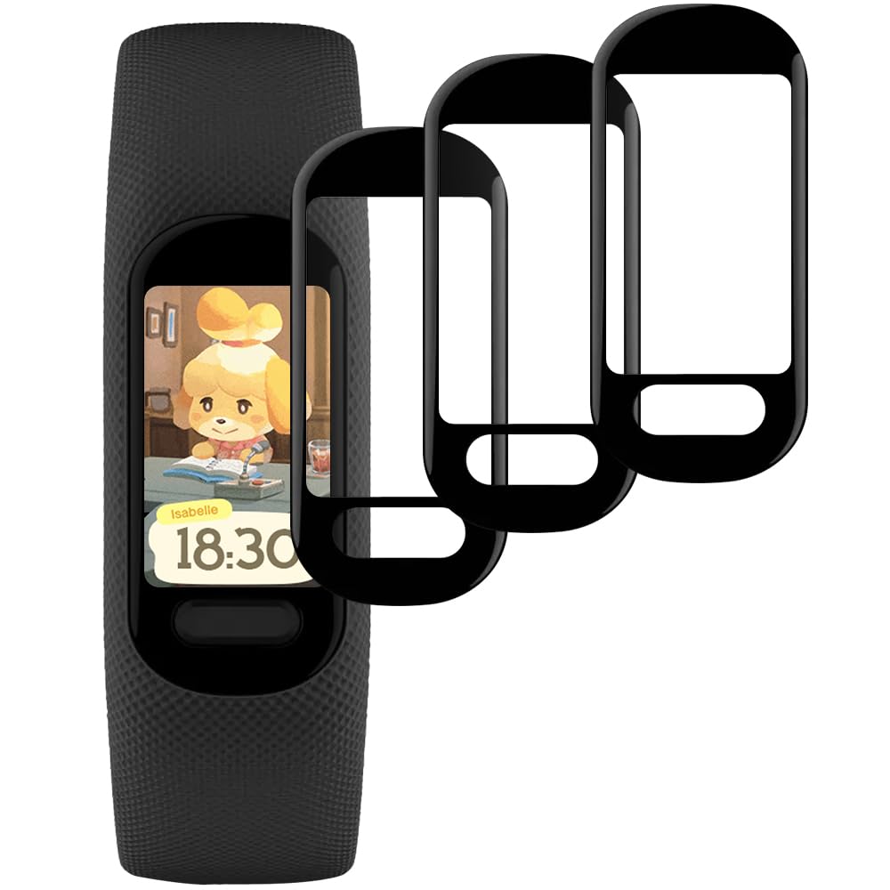 Youniker 5 Pellicole Protettive TPU Per Garmin Vivosport - Autorigeneranti E Anti Graffio