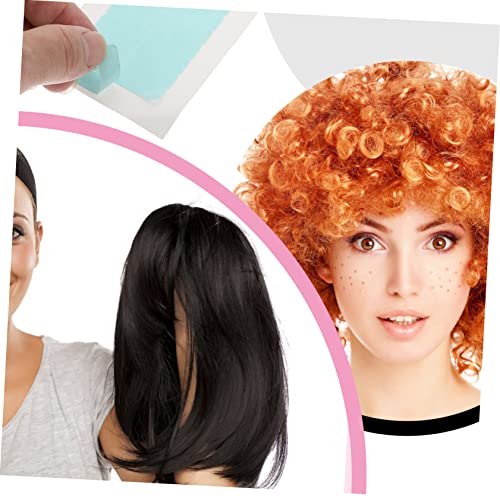 FOMIYES 15 Folhas De Adesivos De Filme De Extensão De Cabelo Peruca De Renda Invisível Fita Adesiva