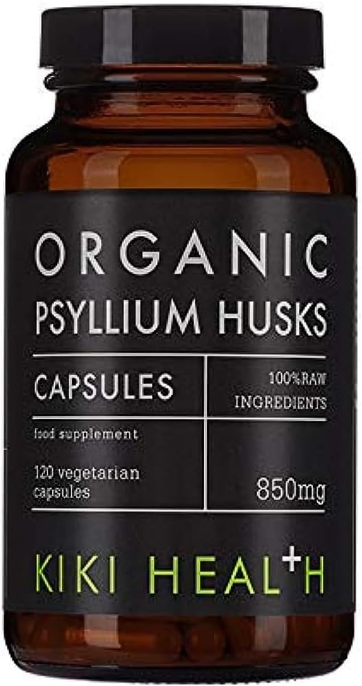 Kiki Health Psyllium Husks 120 Vegetarian Capsules