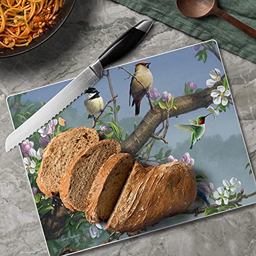 Tabla de cortar rectangular de vidrio templado 10x8 pulgadas miniatura 2