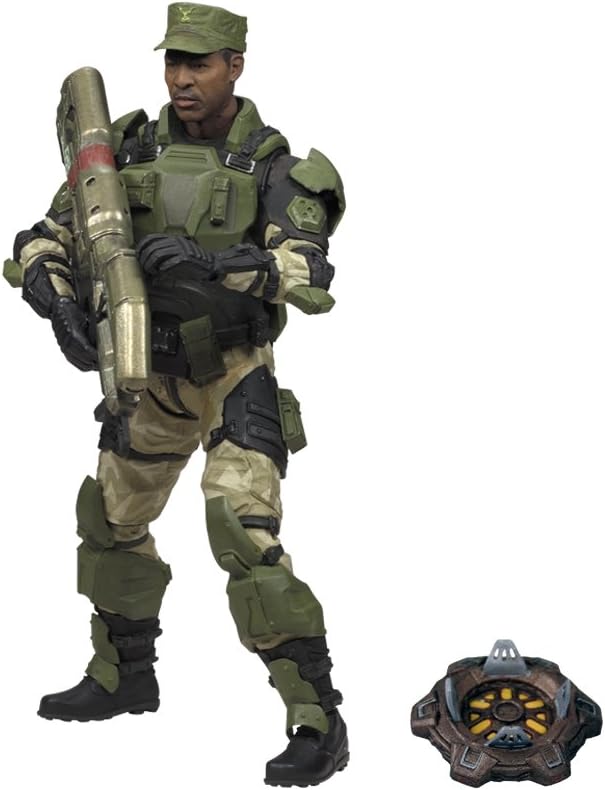 McFarlane Toys Halo 2009 Wave 2 - Series 5 Equipment Edition SGT. Avery Johnson, UNSC Figure