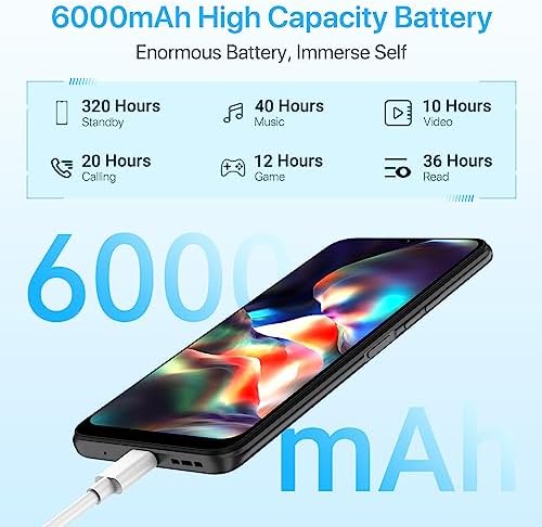 UMIDIGI F3 Pro 5G Mobile Phone (2023),Android 13 SIM Free Unlocked Smartphone,8+256GB/512GB Extension,6.6FHD+Screen,6150mAh Battery,Type-C,48MP Camera,Dual SIM/Face ID/NFC/GPS/OTG,UK VersionSilver