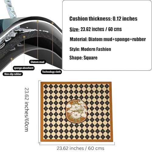 Image of Washing Machine Top Protective Mat,Countertop Absorbent Table Top, Quick-Drying Refrigerator Base, Microwave Oven Protection Pad Laundry and Dryer Covers for Laundry Room and Kitchen (AB-03)