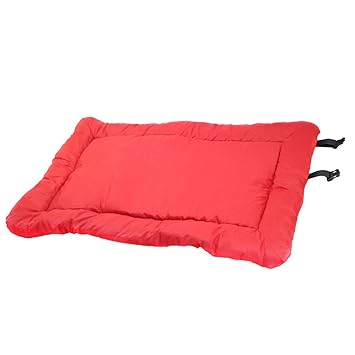 GAH Enterprise Dog Bed Mat Soft Washable Pet Mattress for Large Medium Small Dogs Red