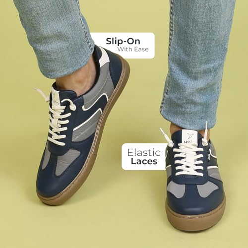 Image of YOHO Stride Men's Trendy Colour-Blocked Slip-On Sneakers (SoS)