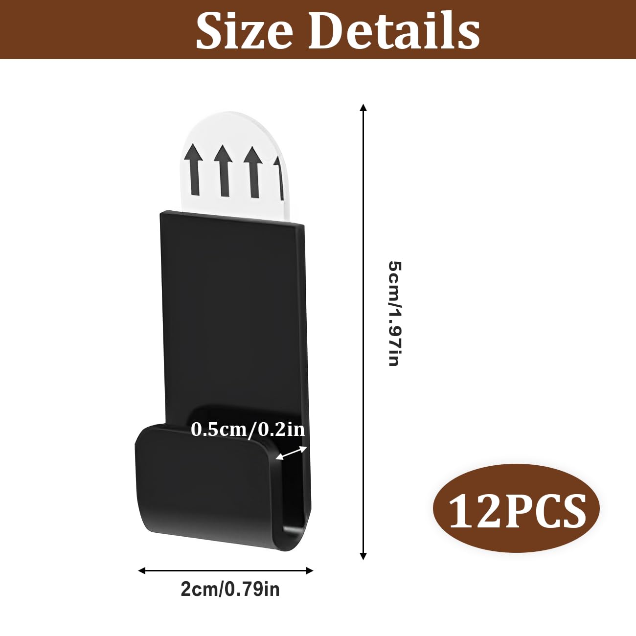 Supporti Parete Per Vinili AKOLAFE - 12 Pezzi Acrilico Nero 10cm Per