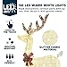 Joiedomi Reindeer Christmas Decoration, 150 LED Lighted Christmas Outdoor Decorations Xmas Deer Yard Lights Decor for Yard Garden Lawn, Warm White Buck