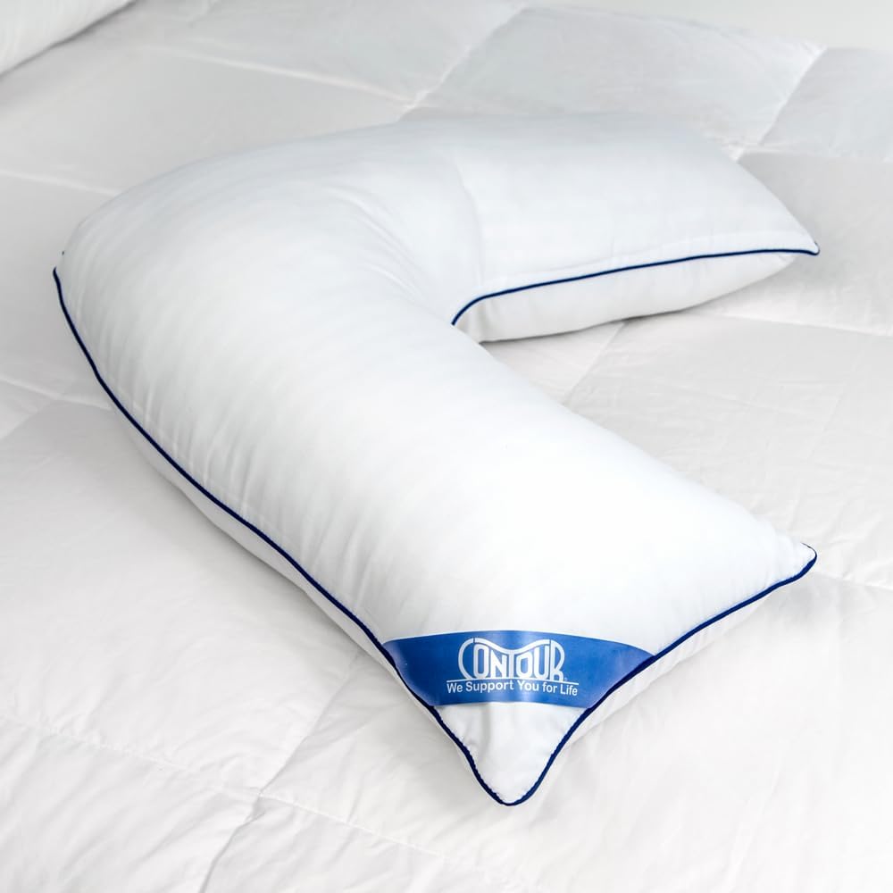 Contour L Shaped Bed & Body Support Pillow for Side Sleepers