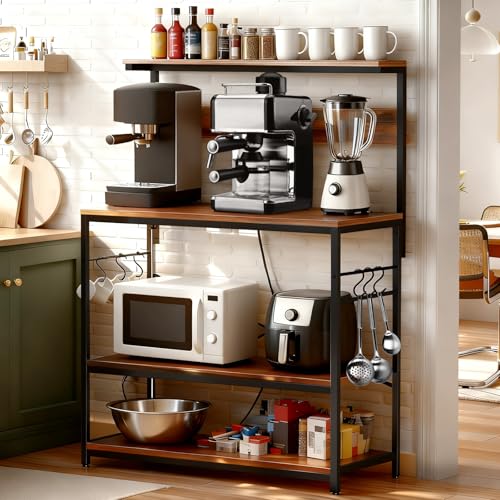 Catálogo para Comprar On-line Alacenas Top 5. 45 FURRIFIC Alacenas para Cocina con Regleta y Luces LED RGB (Ancho 80 cm), 6 Ganchos, Muebles para Cocina, Estante Organizador, Despensero, Estantería de Cocinas para Horno...