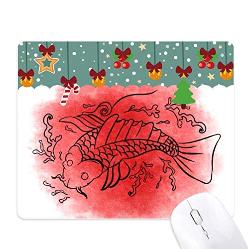 Tapis de souris poissons rouges antidérapant style Japan Culture