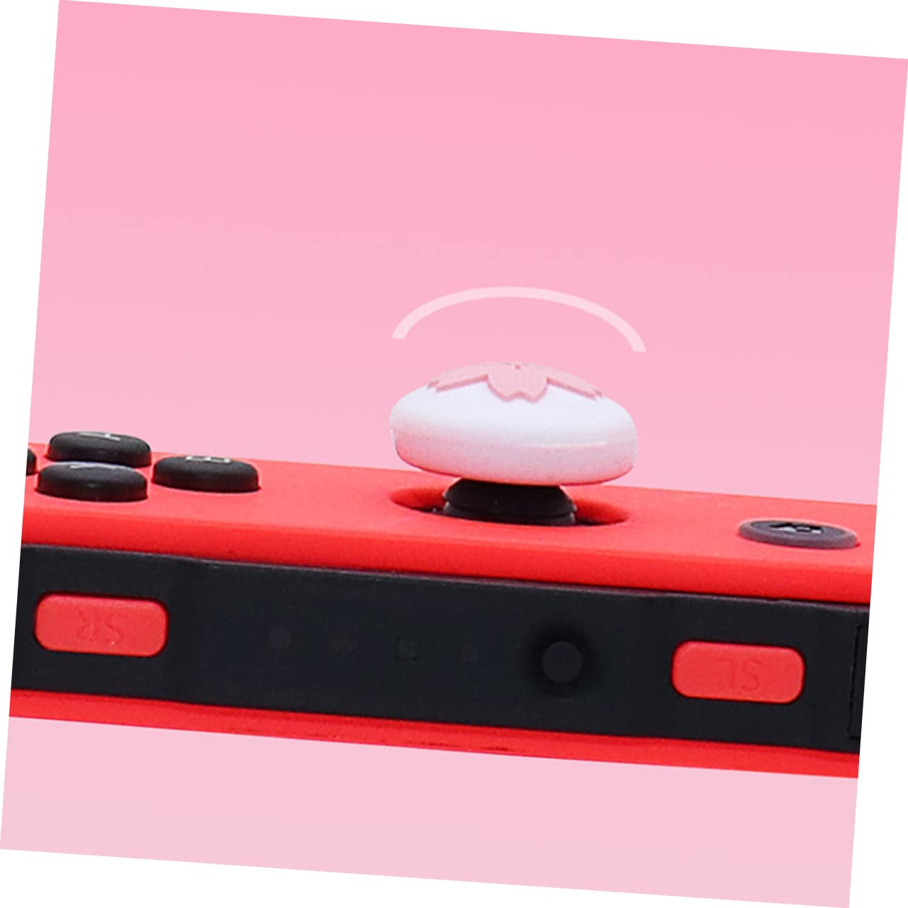 JECOMPRIS 100stücke Joystick Kappen Für Switch Controller Ergonomische Analog Stick Aufsätze Mit Blumen-muster Rutschfeste Silikonabdeckungen Für Besseren Grip Kompatibel Mit Switch Oled