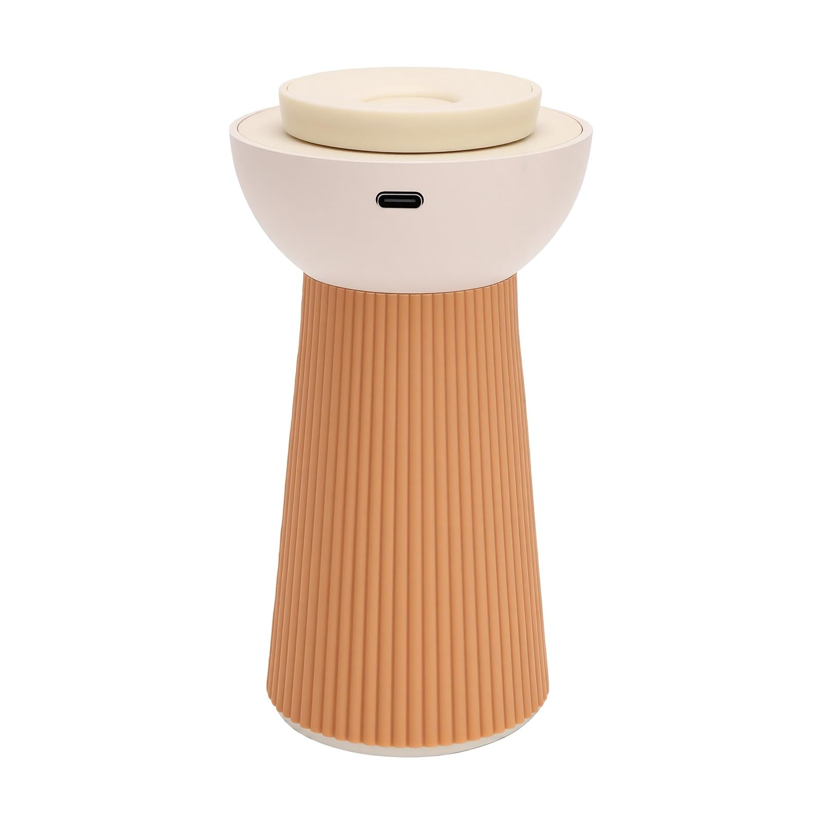Brrnoo Diffusore Aromaterapico Intelligente con Sensore di Vibrazione per | Batteria Ricaricabile, 1200mAh, Ricarica USB Type-C, 3 modalità di Nebulizzazione, Antigoccia e Spegnimento Automatico in