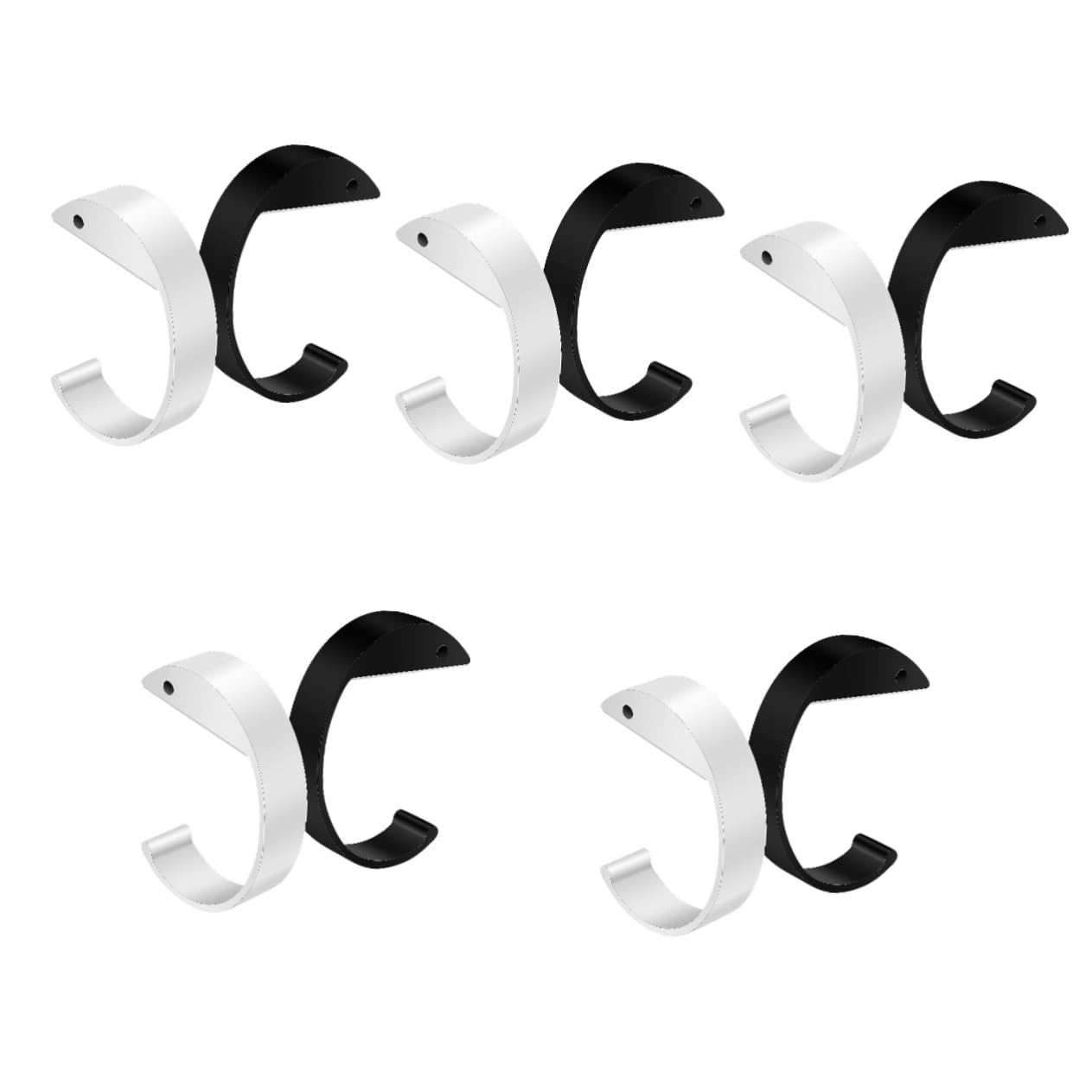 GALPADA 10pièces Crochet De à Main Support De Table Pratique Pour Sacs Et Cartables Hanger Compact Et Durable Pour Bureau Et Maison