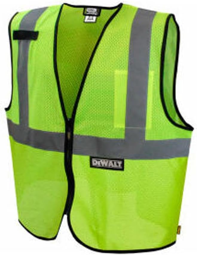 DEWALT DSV220-M Class 2 Economy Mesh Vest, Medium, Green