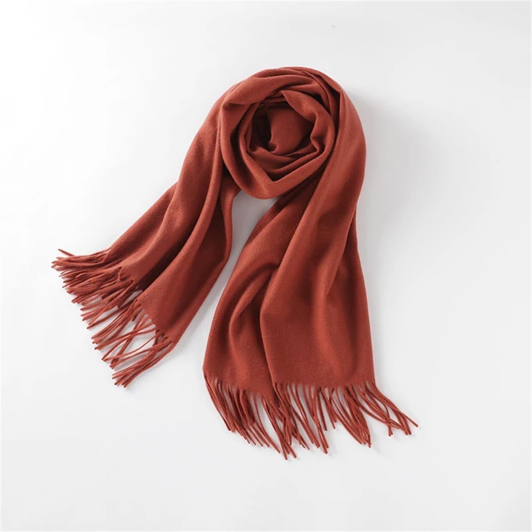 Cashmere Scarf Women Shawl Thickened Solid Color Men